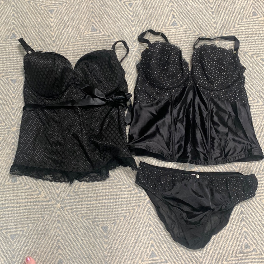 Corset tops by Cacique